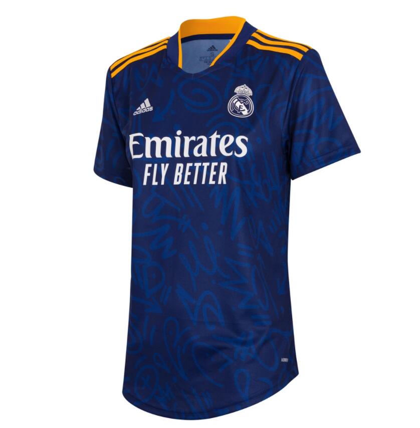 2021/22 Real Madrid Women Away Kit Soccer Jersey